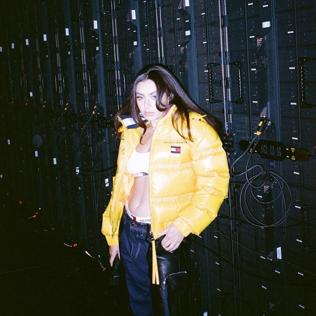 Hybrid denim leather cargo