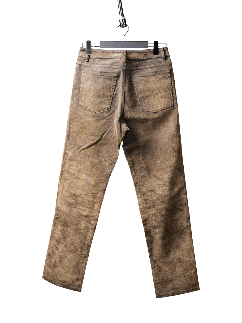 Velvet effect jeans