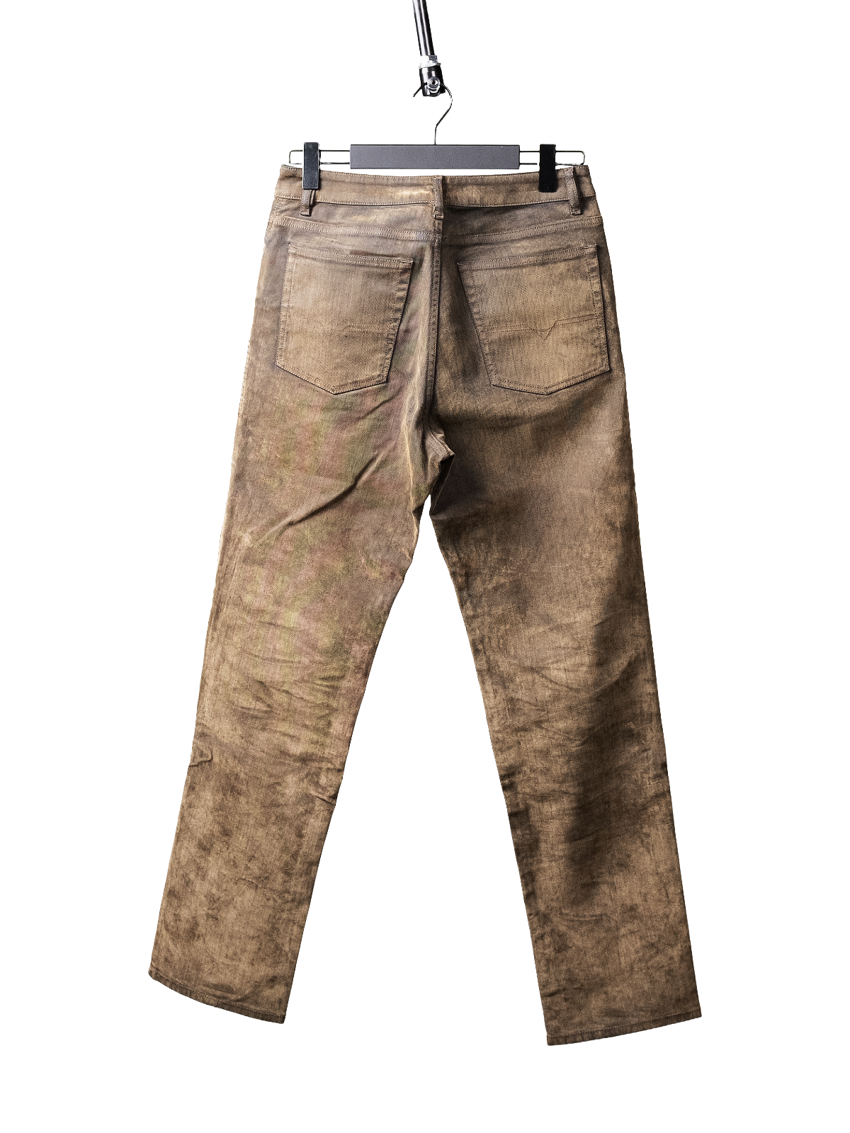 Velvet effect jeans