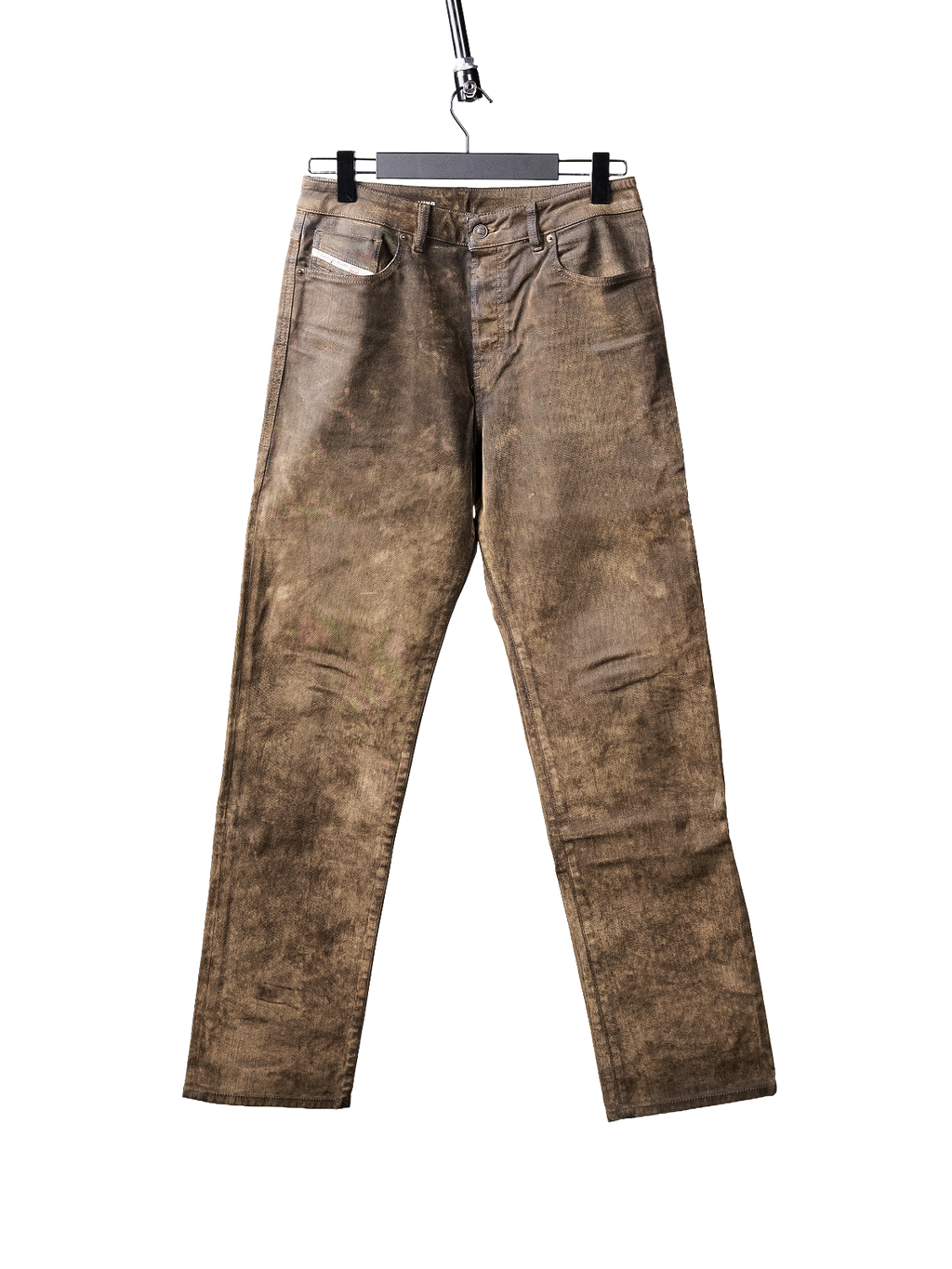 Velvet effect jeans