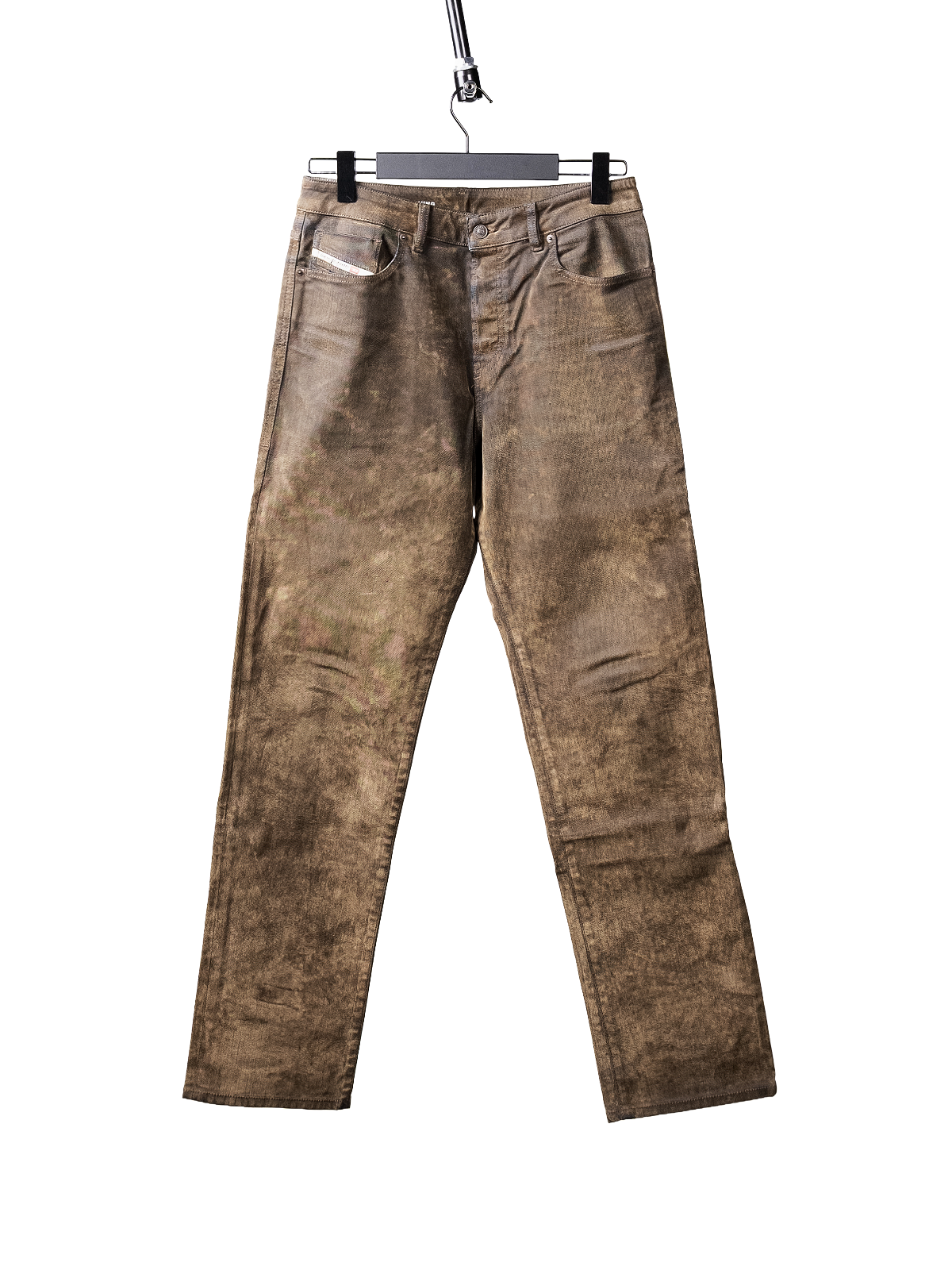 Velvet effect jeans