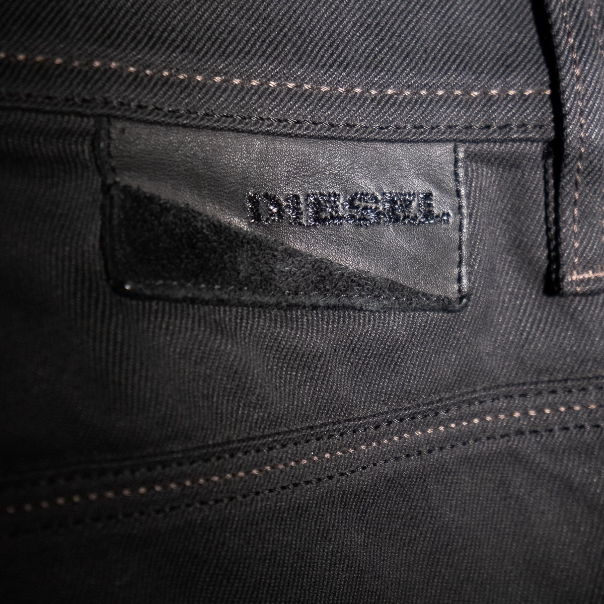 Krooley oiled stretch jeans
