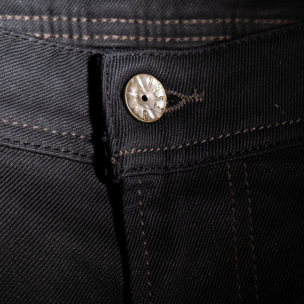 Krooley oiled stretch jeans