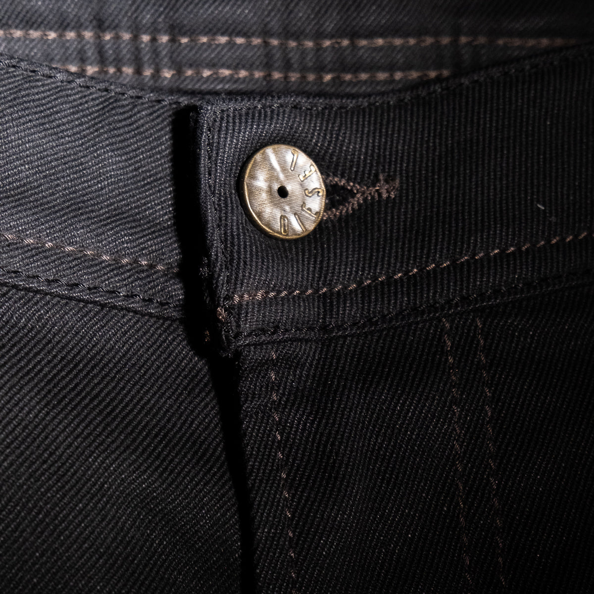 Krooley oiled stretch jeans