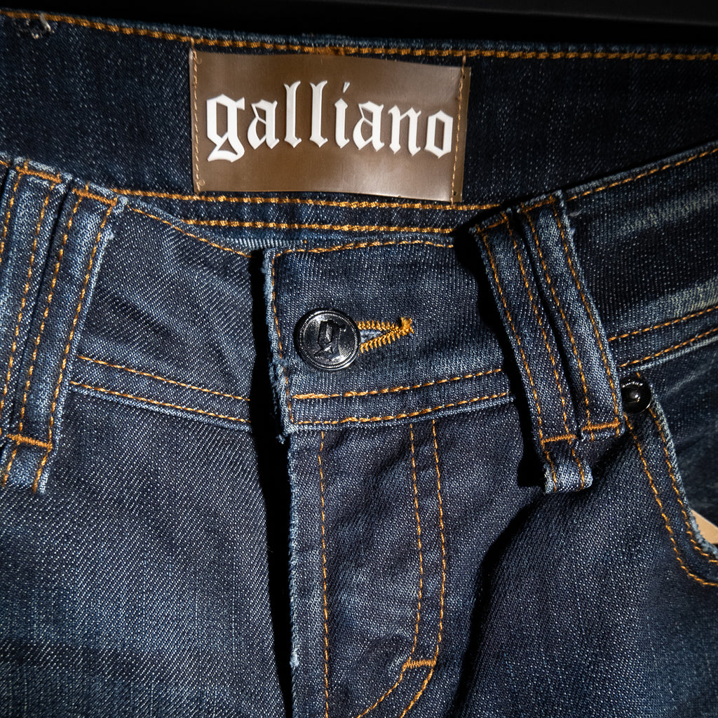Plastic pocket jeans