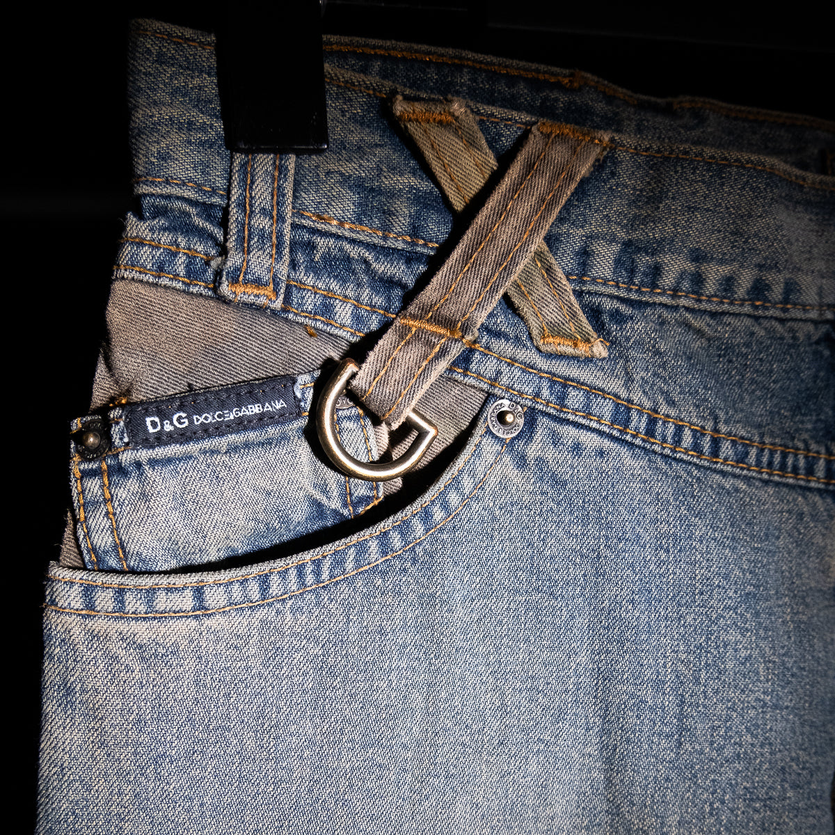 Camouflage bootcut jeans
