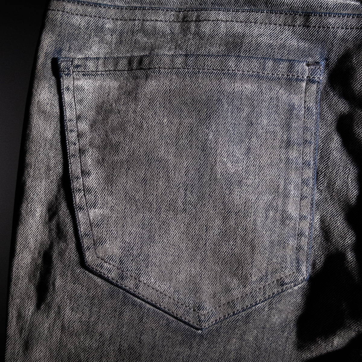 Velvet effect jeans