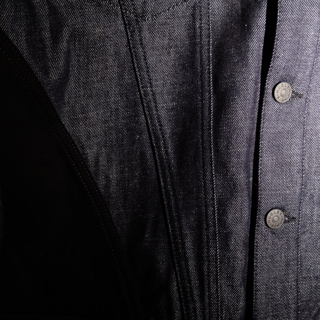 Bi-tone denim jacket
