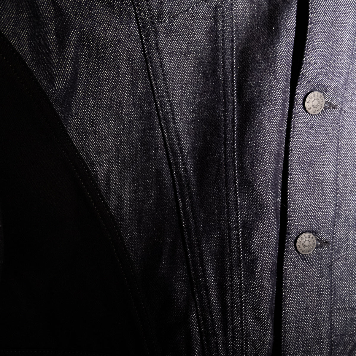 Bi-tone denim jacket