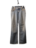 Camouflage bootcut jeans