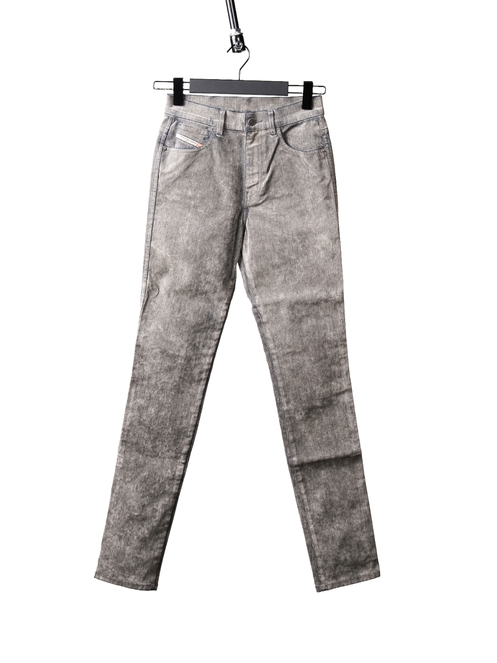 Velvet effect jeans