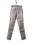 Velvet effect jeans