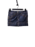 Mini denim skirt