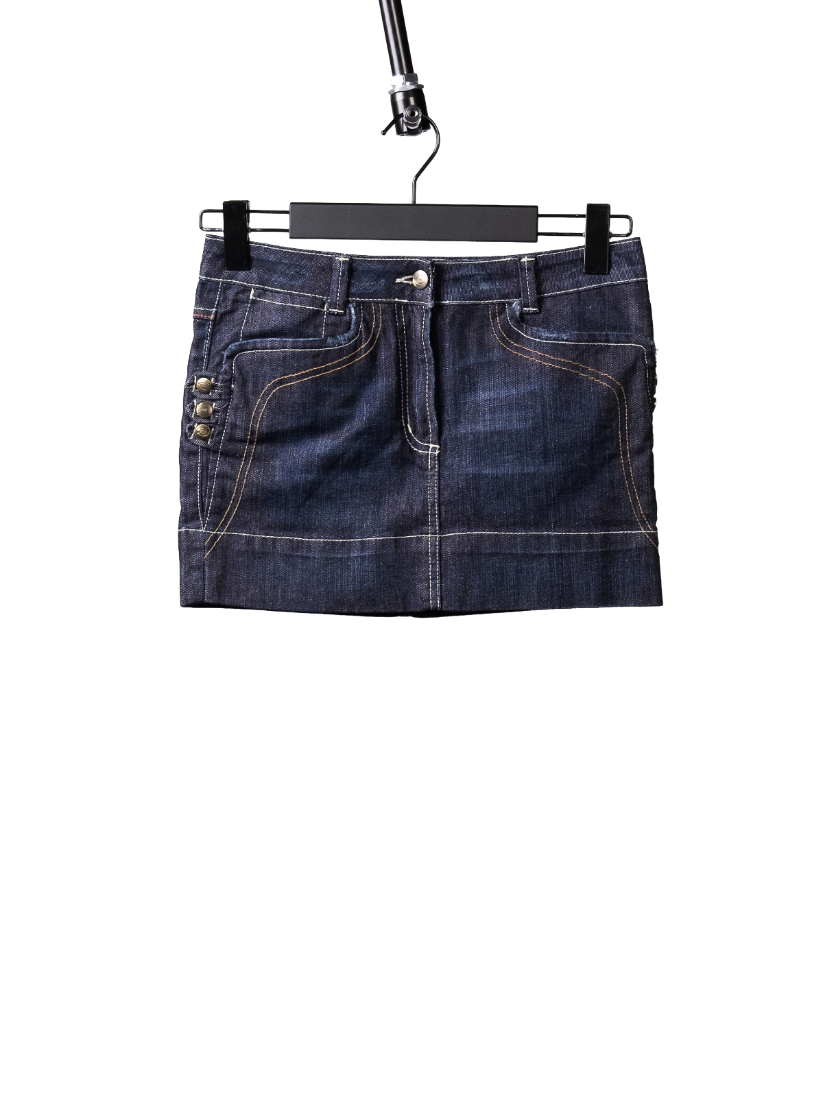 Mini denim skirt