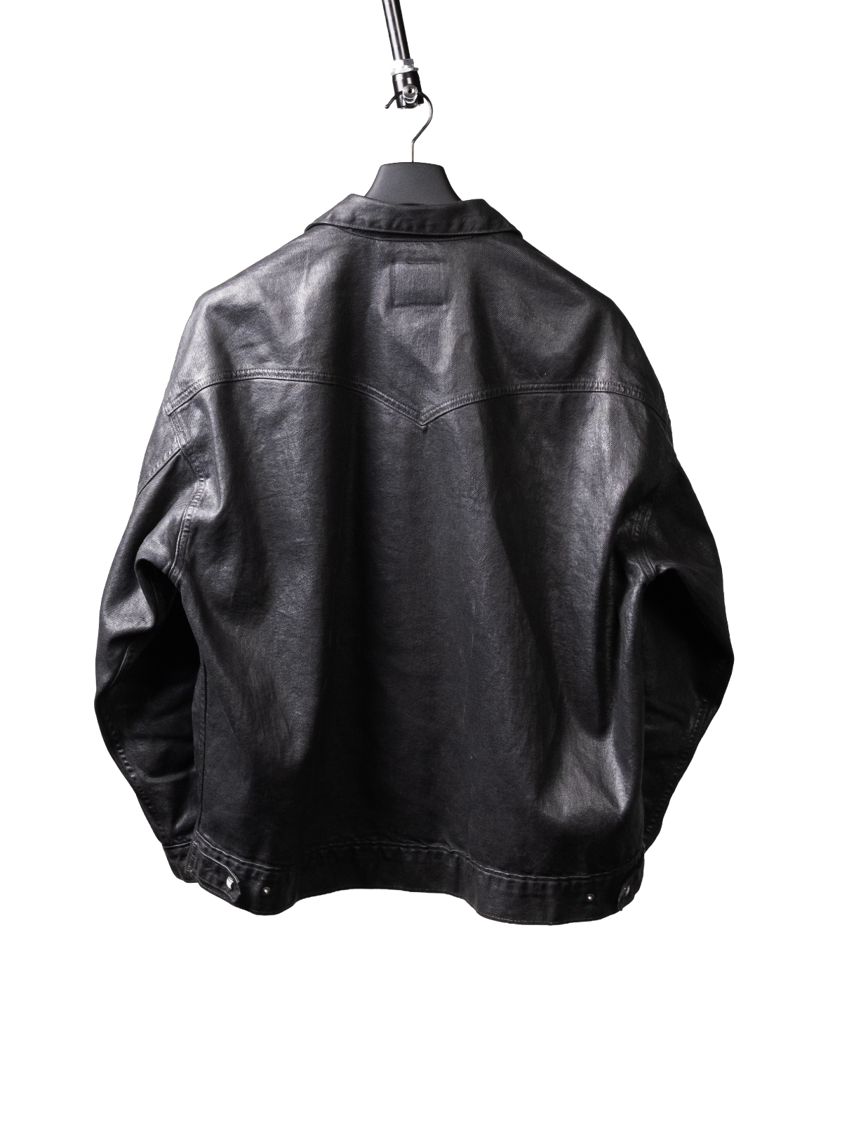 Sample oiled denim jacket
