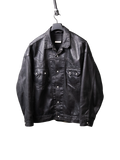 Sample oiled denim jacket