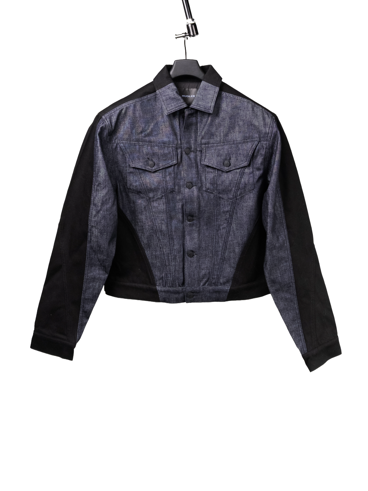 Bi-tone denim jacket