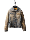 Camouflage denim jacket